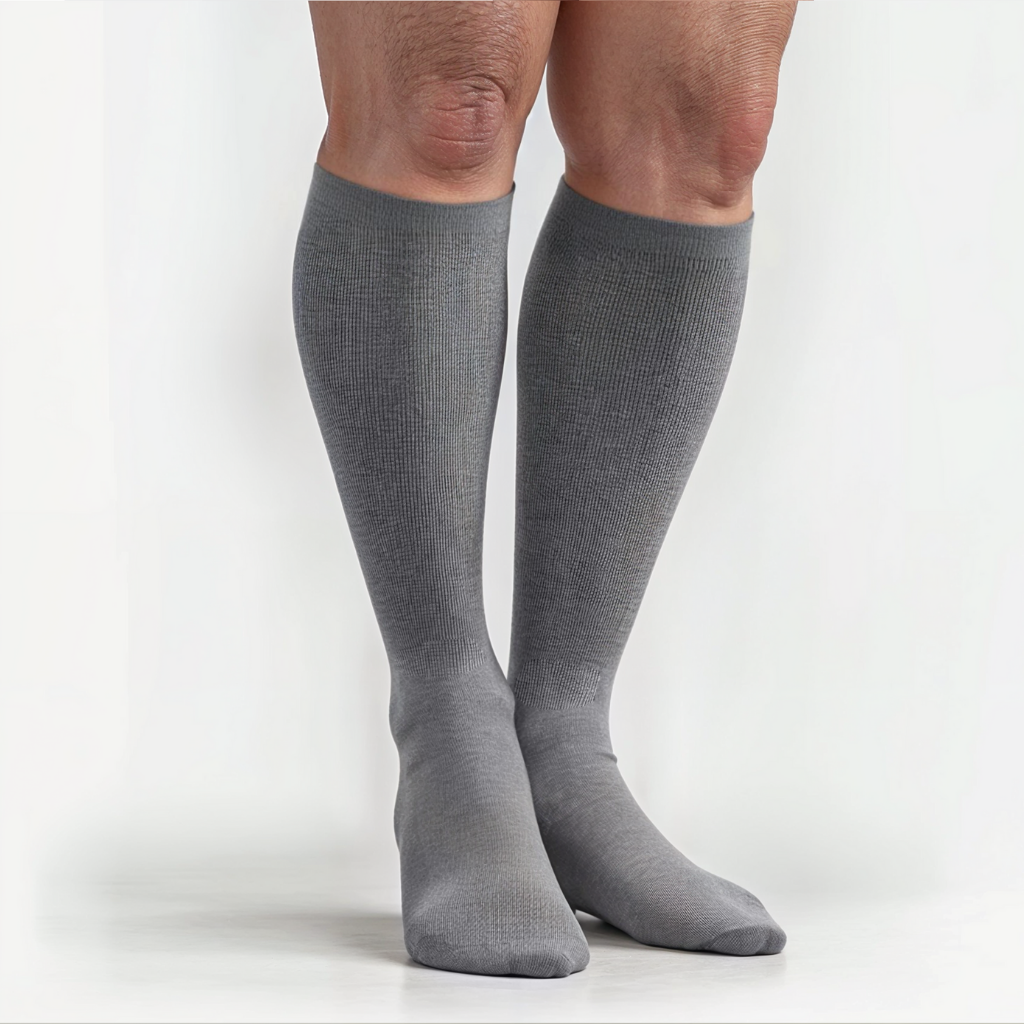 Wendy's Comfort Wide Compression Socks (Grey)