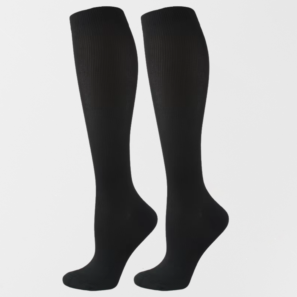 Wendy's Comfort Wide Compression Socks (Black)