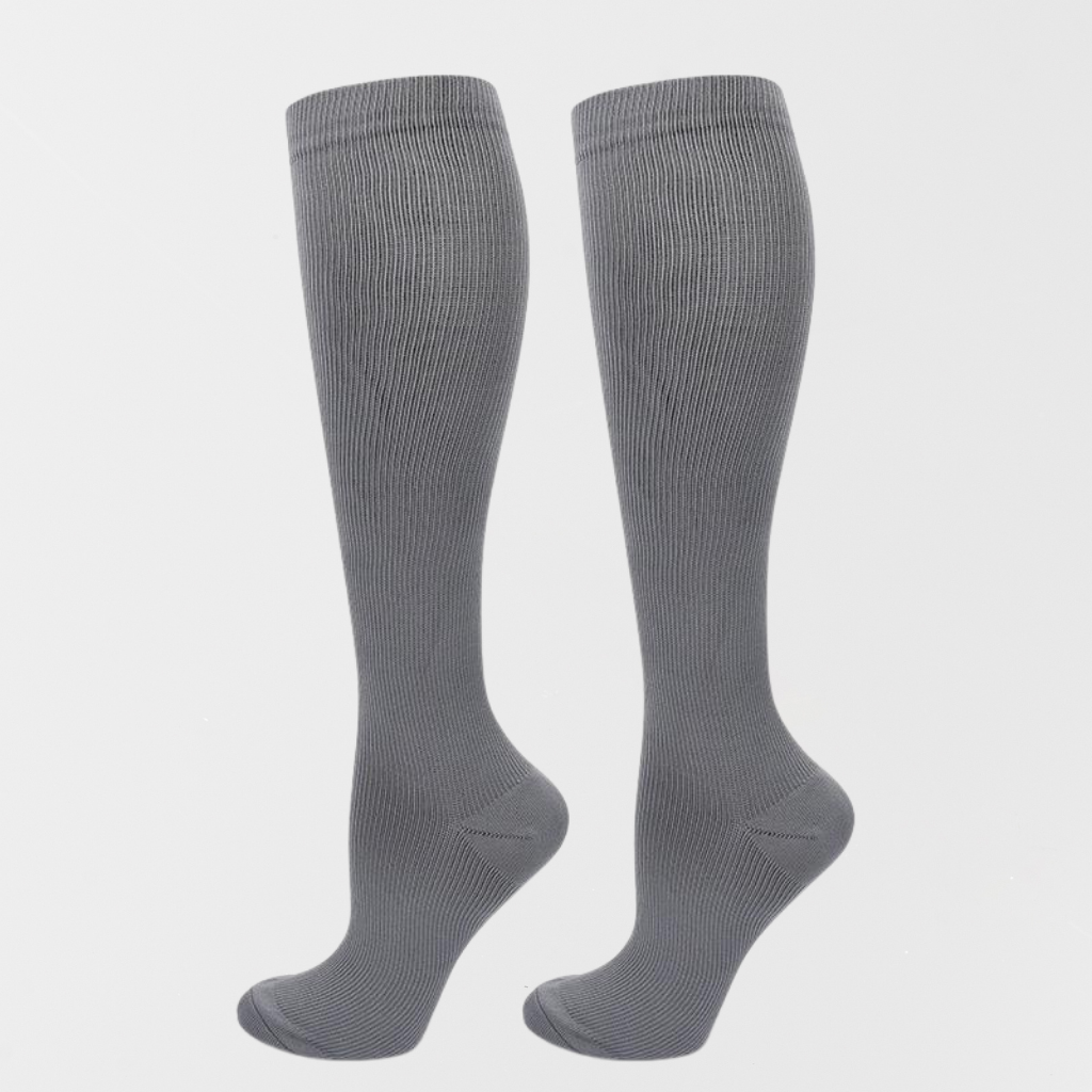 Wendy's Comfort Wide Compression Socks (Grey)