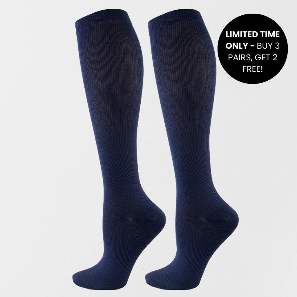 Wendy's Comfort Wide Compression Socks For 50+ Woman (3+2 FREE)