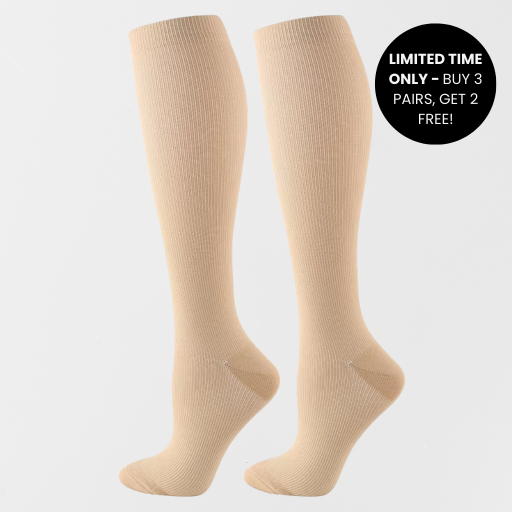 Wendy's Comfort Wide Compression Socks For 50+ Woman (3+2 FREE)