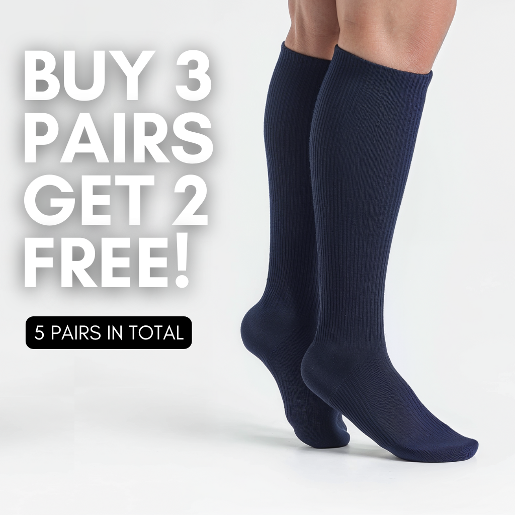 Wendy's Comfort Wide Compression Socks For 50+ Woman (3+2 FREE)